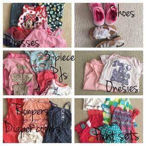 Baby Girl Spring & Summer Clothes Size 18-24 mo